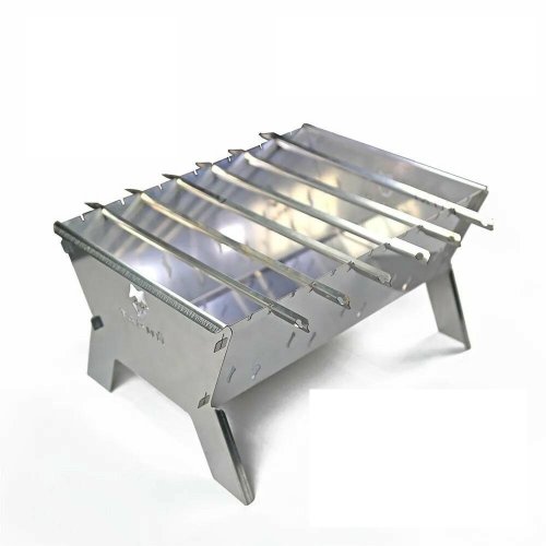 детальное фото мангал походный теплодар тарий м  (нерж.сталь) в интернет-магазине Дачный Эксперт