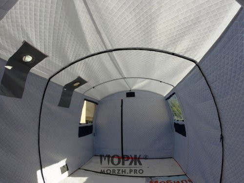 детальное фото мобильная баня морж max камуфляж (палатка без печи) в интернет-магазине Дачный Эксперт