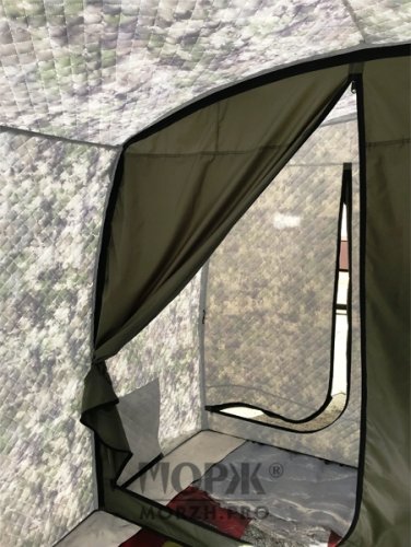 детальное фото мобильная баня морж max камуфляж (палатка без печи) в интернет-магазине Дачный Эксперт